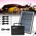 Portable Solar Generator with Solar Panel Included 4 Sets LED Lights Solar Power Portable Solar Generator with Solar Panel Included 4 Sets LED Lights Solar Power