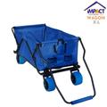 Impact Canopy Folding Utility Wagon Collapsible All Terrain Wagon Extra Large Royal Blue