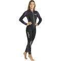 Cressi Women s Bahia Flex 2.5mm Front Zip Neoprene Full Wetsuit (Black/Lilac XX-Large)