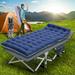 Slsy Folding Camping Cot with 2-Sided Mattress & Carry Bags 28 Wide Folding Cot Heavy Duty Portable Folding Bed Sleeping Cot for Adults