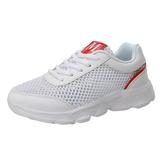 gvdentm Womens White Sneakers Woman s Slip On Casual Sneakers Comfortable Tennis Shoes Work Nurse Flat Shoes