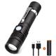 Rechargeable Flashlight LED Tactical Flashlight 1200 Lumens Super Bright Pocket-Sized T6 LED Torch with Clip Water Resistant