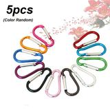 5pcs High Quality Carabiner Durable Bonnets Fishing Treble Hooks Caps Protector Jig Squid Umbrella Hook Hat Wood Shrimp Hooks Covers CARABINER-COLOR RANDOM