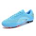 Mens Soccer Cleats Blue Teenager Trainning Football Shoes US 8