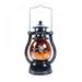 Halloween Lanterns Portable Mini Hanging Decorative Lantern Vintage Style LED Night Lamp for Halloween Indoor Outdoor Decoration