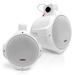 Pyle PLMRW65 6.5 200 Watt Dual Tower Marine Wakeboard Speakers White (Pair)