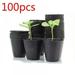 100PCS/Pack Plants Nursery Pots Seedlings Flower Plant Container Seed Starting Pots