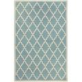 Couristan 78811034023119U 2 ft. 3 in. x 11 ft. 9 in. Monaco Ocean Port Rug Turquoise & Sand