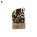 Wanwan Sophisticated Texture Hanging Pendant Nice-looking Brass Precisely Detail Zodiac Seal Hanging Charm for Office