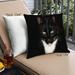 Ahgly Company Cat Cats Outdoor Throw Pillow 18 inch by 18 inch