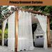 Outdoor Curtains for Patio Blackout Thermal Insulated Outdoor Drape for Pergola Porch 1 Panel 52 x 96