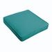 Sorra Home Sloane Aqua Blue Square Cushion - Corded 20 in w x 20 in d