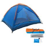 Outdoor Camping Tent for 3-4 Persons Beach Tent Family Tent Waterproof Hiking Tent Single Layer Single Door