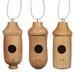 JLLOM G Â· PEH 2022 Hummingbird House Wooden Hand Craft Outdoor Garden Patio Hanging Decoration