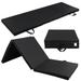 Tri-fold Yoga Mat with Hand Buckle Yoga Mat Folding Gymnastics Mat Exercise Mat Gym Mats Workout Equipment Black