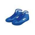 SIMANLAN Boxing Shoes for Men Boys Breathable Rubber Sole Fighting Sneakers Training Wide Width Wrestling Shoes Blue-1 8.5