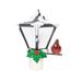 Roman 6 Cardinal on a Snow Covered Street Lamp Flickering Christmas Night Light