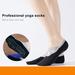 Farfi 1 Pair Yoga Socks Breathable Sweat-absorb Multi-functional Yoga Pilates Barre Sticky Grippers Socks for Women