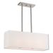 Livex Lighting - Summit - 3 Light Linear Chandelier in Contemporary Style - 8