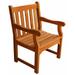 ALK Brands - Patio Outdoor Hardwood Adam Dining Chair