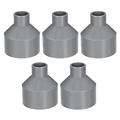 PVC DWV Reducing Coupling Schedule 40 Gray 3/4-inch x 2-inch Socket 5pcs