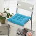 16x16 Inch 10-Colors Soft Non-Slip Dining Kitchen Square Chair Cushion Seat Pads Removable Cover On Garden