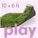 ALLGREEN Play 10 x 6 ft Artificial Grass for Pet Kids Playground and Parks Indoor/Outdoor Area Rug