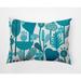 E by Design Flower Forest Indoor/Outdoor Lumbar Throw Pillow