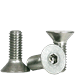 Socket Flat Countersunk Head Cap Screw Tamper Proof 6-32 x 3/8 Stainless Steel 18-8 Hex Socket + Center Pin (Quantity: 100)