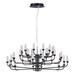 ET2 E24365-09BZ Candela LED 33 in. Bronze Multi-Tier Chandelier Ceiling Light