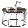 Ivinta Modern Round Coffee Table for Living Room