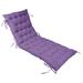 Vargottam Rocking Chair Sofa Cushion With Ties Chaise Recliner Quilted Thick Padded Seat Cushions Recliner Garden Outdoor Terrace Bench Cushion 74 x 23 inches Purple