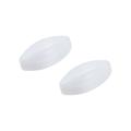 Uxcell 15mm(0.59 ) Olive Shape PTFE Magnetic Stirrer Mixer Stir Bar White 2 Pack