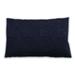 Ahgly Company Patterned Outdoor Rectangular Night Black Lumbar Throw Pillow 13 inch by 19 inch