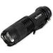 2 Pack Black Tactical Mini LED Flashlights - Heavy Duty Metal Shell - Ultra Bright 300 Lumen Survival Camping Light