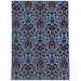 KIRMAN BLUE AND ORANGE Outdoor Rug By Kavka Designs