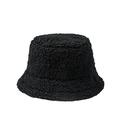Yubnlvae Ladies Winter Bucket Hat Cute and Warm Caps Hunting Fishing Hat Black
