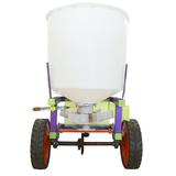 Techtongda Tow-Behind Rear Wheel Fertilizer Spreader Manure Spreader Fertilization ATV Broadcast Spreader