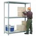 Nexel Industries 3 Tier Wide Span Storage Rack with 3 in. Square Mesh- Gray - 96 x 24 x 96 in.