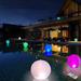 Limei 16 LED Beach Ball Inflatable LED Light Up Pool Toys 13 Colors Glow Ball with Remote Control Glow in The Dark Party Supplies for Beach/Indoor/Outdoor Games and Decoration 1 Pack