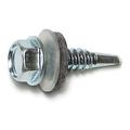 #14-14 x 1 Zinc Plated Steel Hex Bonded Washer Head Self-Drilling Screws SDSHWS-230