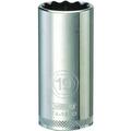 DeWalt DWMT74188OSP Drive Socket 19 Millimeter Socket 3/8 Inch Drive 12-Point Vanadium Steel Polished Chrome Each