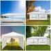 Outdoor 10 x 20 Feet Canopy Tent Party Wedding Tent with Removable Walls Portable Canopy Shelter Gazebo Pavilion for Event Backyard