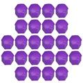 24pcs 21mm ID Wheel Lock Lug Bolt Nut Cover Caps Center Cover Bolt Locking Cap with Clip Tool Set for Toyota Purple