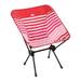 Alpha Camper Ultralight Compact Camping Chair Lightweight Folding Chair with Carry Bag Red