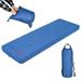 Goplus Folding Sleeping Pad Self Inflating Camping Mattress with Carrying Bag Blue