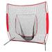 Baseball Hitting Practice Net Pitching Batting Strike Zone Softball Thrower