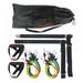 Shengshi Resistance Bands Set Expander Exercise Fitness Rubber Band Stretch Training Home Gyms Workout Black