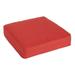 Humble and Haute Sunbrella Textured Red Indoor/ Outdoor Deep Seating Cushion by 23 in w x 25 in d