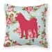 Carolines Treasures Akita Shabby Chic Decorative Outdoor Pillow